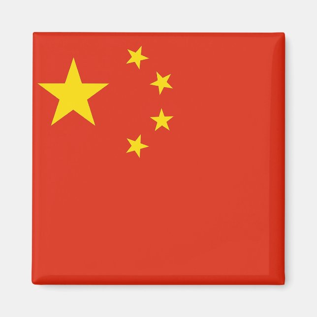 Imán Magnet con bandera de China (Frente)