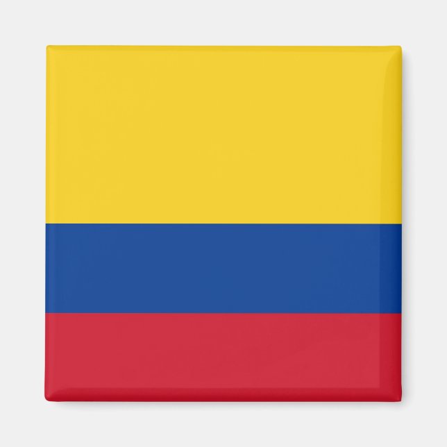 Imán Magnet con bandera de Colombia (Frente)