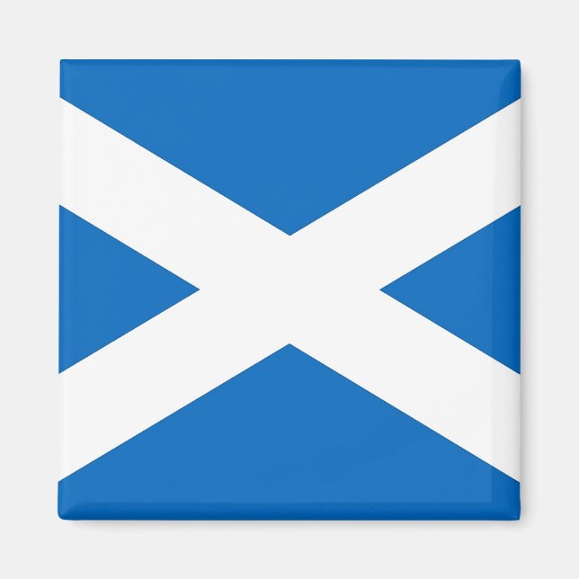 Imán Magnet con bandera de Escocia (Frente)