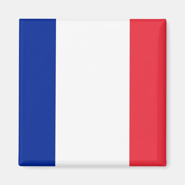 Imán Magnet con bandera de Francia (Frente)