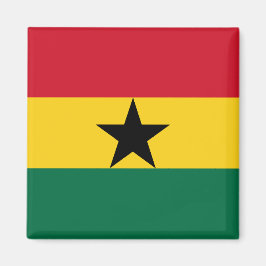 Imán Magnet con bandera de Ghana