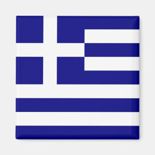 Imán Magnet con bandera de Grecia