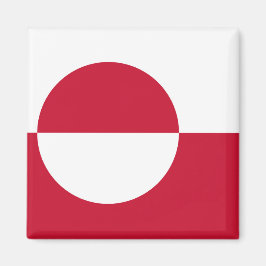 Imán Magnet con bandera de Groenlandia