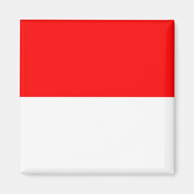 Imán Magnet con bandera de Indonesia (Frente)