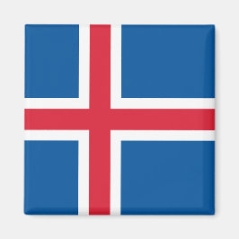 Imán Magnet con bandera de Islandia