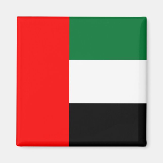 Imán Magnet con bandera de los Emiratos Árabes Unidos (Frente)