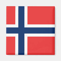 Magnet con bandera de Noruega