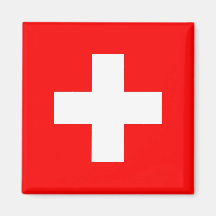 Magnet con bandera de Suiza