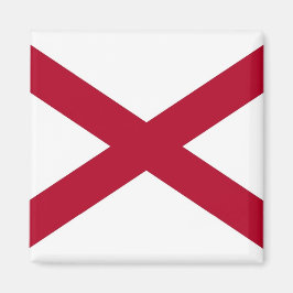 Imán Magnet con bandera del estado de Alabama - Estados