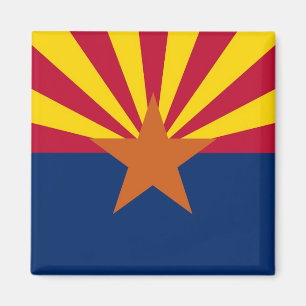Imán Magnet con bandera del estado de Arizona - Estados