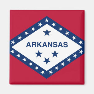 Imán Magnet con bandera del estado de Arkansas - Estado