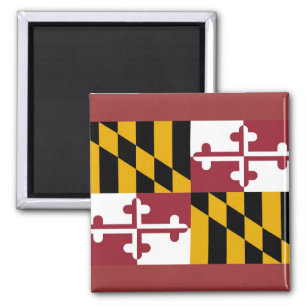 Imán Magnet con bandera del estado de Maryland - Estado