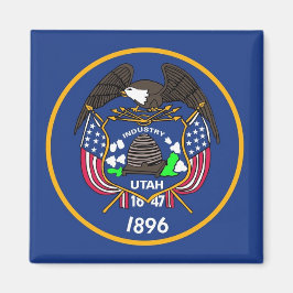 Imán Magnet con bandera del estado de Utah - Estados Un