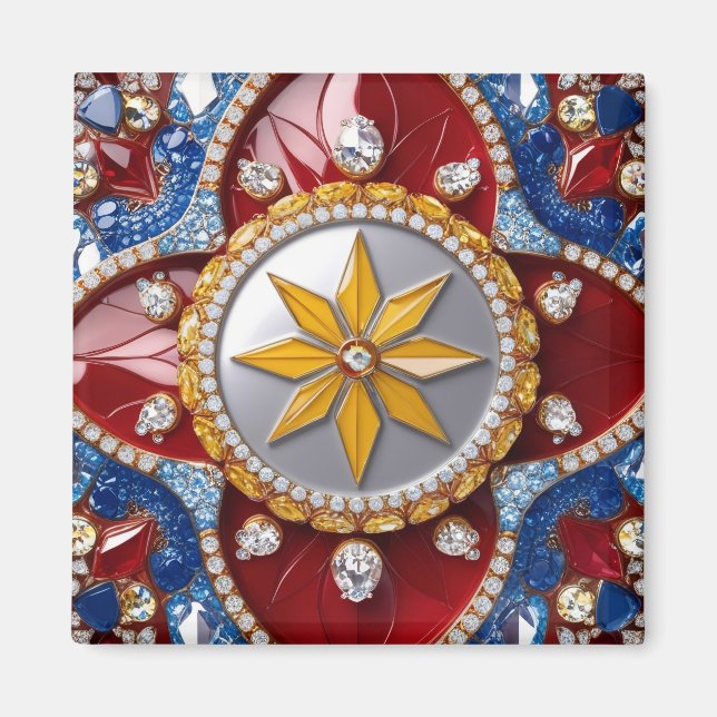 Imán Magnet con el diseño colombiano (Frente)