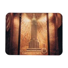 Imán Magnet con Empire State Building Plaque Foto
