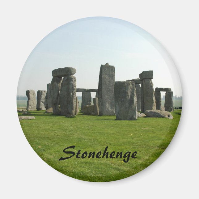 Imán Magnet con foto de Stonehenge (Frente)