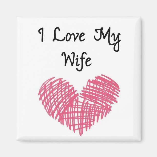 IMÁN MAGNET CON **ME ENCANTA MI ESPOSA** (Frente)