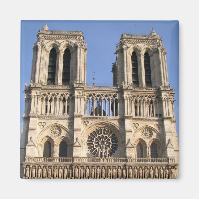 Imán Magnet con Notre Dame de París (Frente)