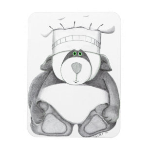 Imán Magnet con Panda Bear Picture