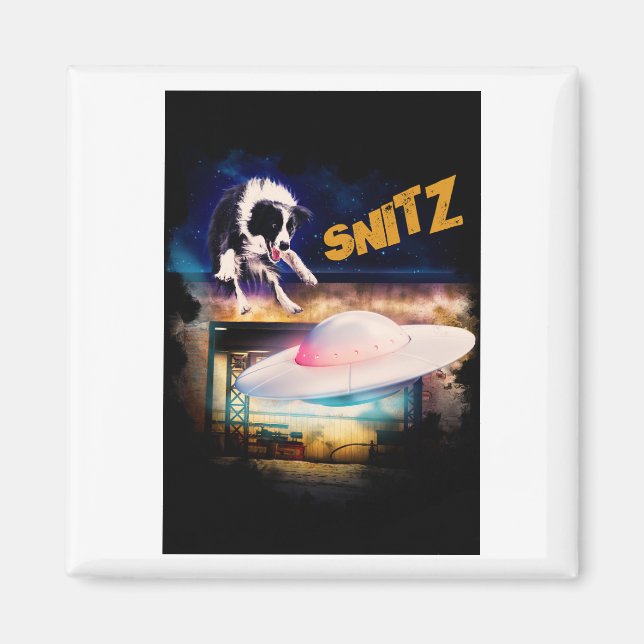 Imán Magnet con Snitz de la reparación de Bob Saucer (Frente)