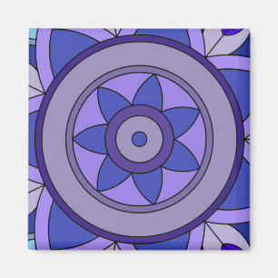 Imán Magnet con un arte floral