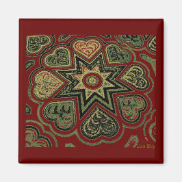 Imán Magnet 'Corazones Rústicos'