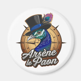 Imán Magnet couleur "Arsène le Paon"