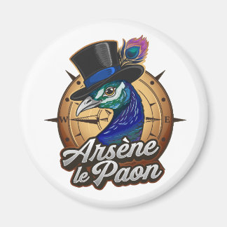 Imán Magnet couleur "Arsène le Paon"