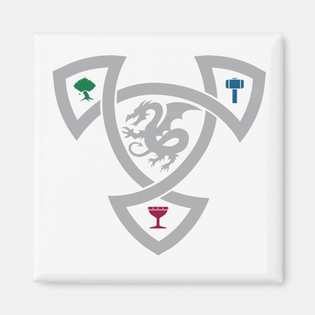 Imán Magnet cuadrado de DAoC (Frente)