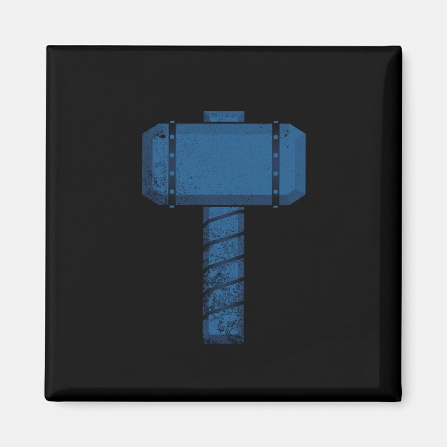 Imán Magnet cuadrado de Midgard de DAoC (Frente)