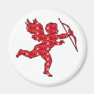 Imán Magnet Cupid Red