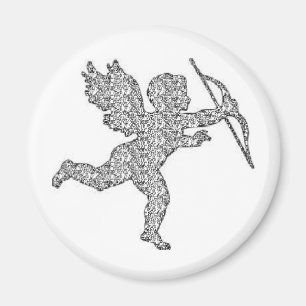 Imán Magnet Cupid Silver