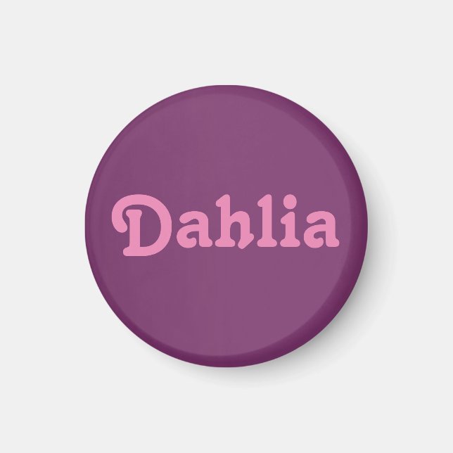 Imán Magnet Dahlia (Frente)