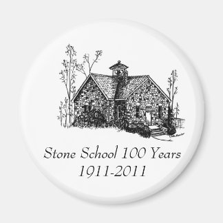 Imán Magnet de 100 años de la Escuela de Piedra