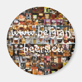 Imán Magnet de 100 cervezas belgas