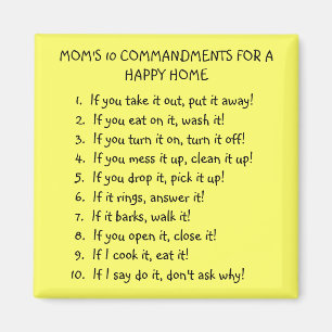 IMÁN MAGNET DE 10 COMANDANTES DE MOM