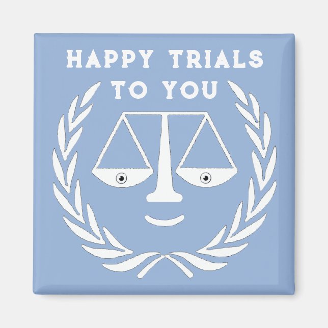 Imán Magnet de Abogado Graduado de la Facultad de Derec (Frente)