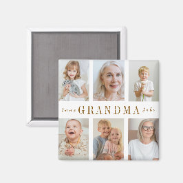 Imán Magnet de Abuela Personalizado | Fotos personaliza