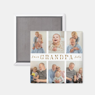 Imán Magnet de abuelo personalizado   Día de los Abuelo