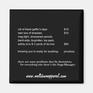 Imán Magnet de administrador de escenarios (negro)