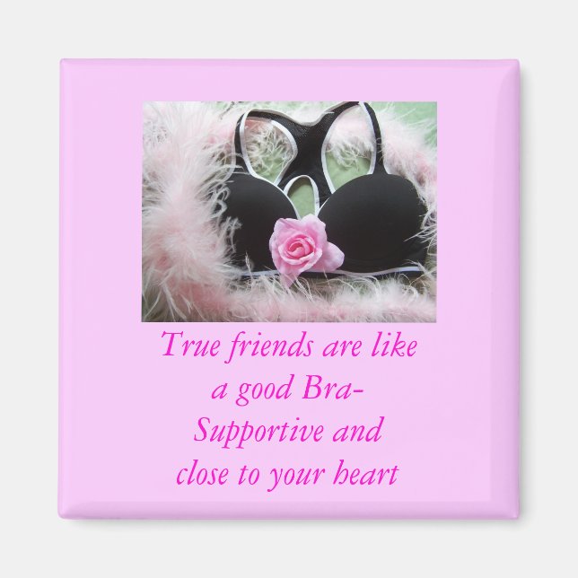 Imán Magnet de amigos verdaderos. (Frente)