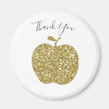 Magnet de Apple personalizado para el oro falso de