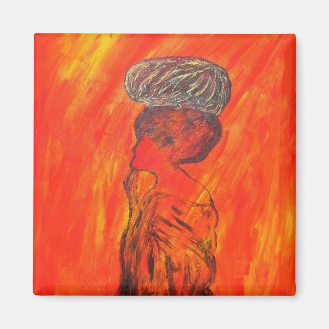 Imán Magnet de arte decorativo (Frente)