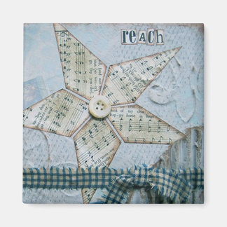 Imán Magnet de arte "Reach" de Nancy Lefko