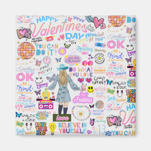 IMÁN MAGNET DE ASUNTOS INSPIRADOS EN SWIFTIE DE VALENTI