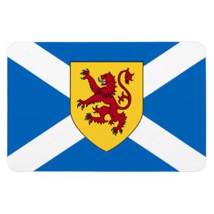 Imán Magnet de bandera de Escocia - Cruz y León