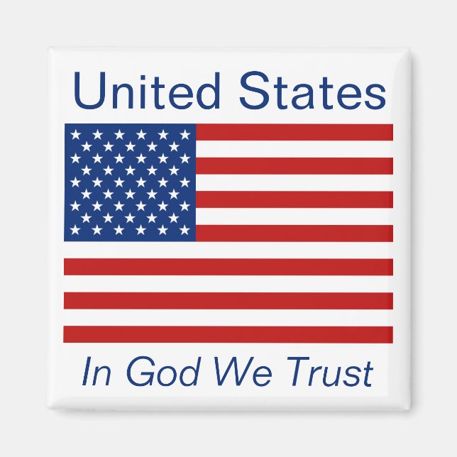 Imán Magnet de Bandera de Estados Unidos (Frente)
