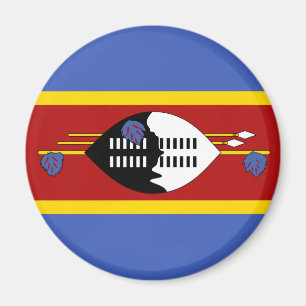 Imán Magnet de Bandera de Suazilandia
