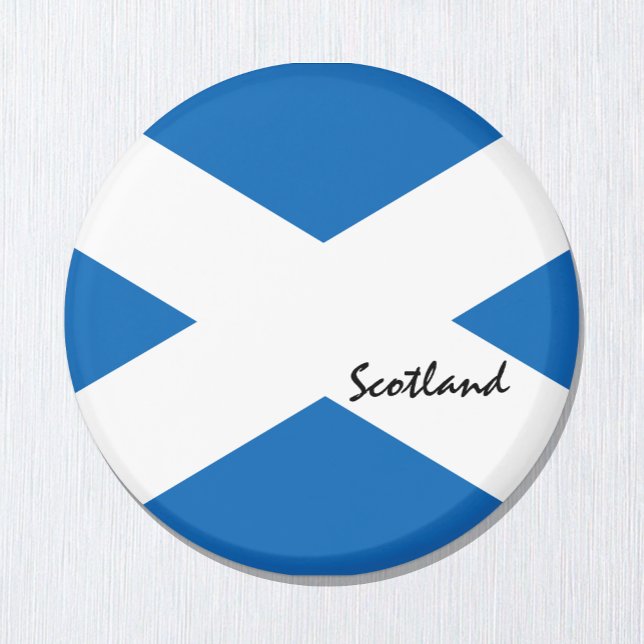 Imán Magnet de bandera escocesa, vacaciones, Escocia (Subido por el creador)