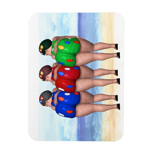 Imán Magnet de belleza para el baño (Vertical)